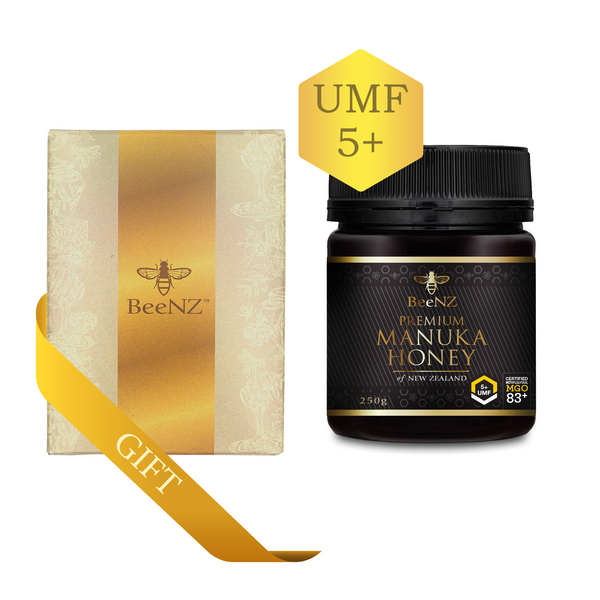 【ギフト】BeeNZ プレミアムマヌカハニー（UMF5+）250g